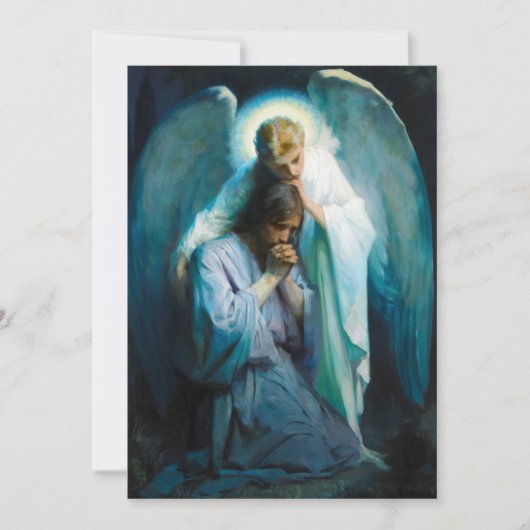 Agonie im Garten von Frans Schwartz Einladung (Vorderseite)