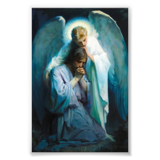 Agonie im Garten von Frans Schwartz Fotodruck (Vorne)