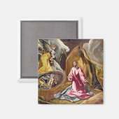 Agonie im Garten von Gethsemane, um 1590 Magnet (Vorderseite/Rückseite)