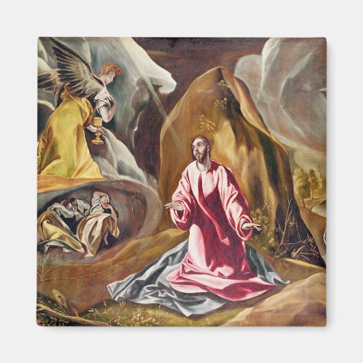 Agonie im Garten von Gethsemane, um 1590 Magnet (Vorne)