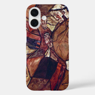 Agonie, Todeskampf von Egon Schiele iPhone 16 Hülle