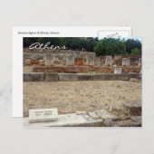 Agora-Ruinen Postkarte (Vorne/Hinten)