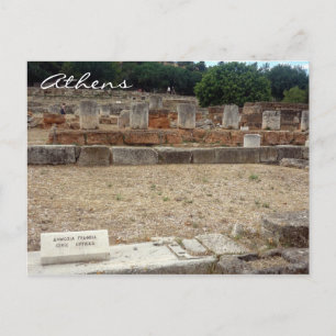 Agora-Ruinen Postkarte