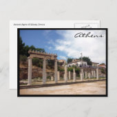 Agora-Säulen Postkarte (Vorne/Hinten)