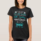 Agoraphobia Awareness Ribbon Support Geschenke T-Shirt (Vorderseite)