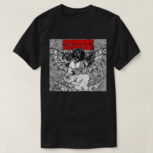 Agoraphobische Nasenbluten T-Shirt (Design vorne)