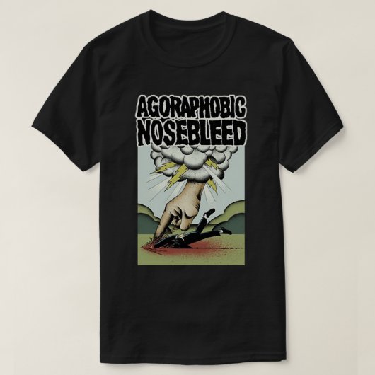 Agoraphobischer Nasenbluten Klassischer T - Shirt (Design vorne)