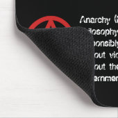 Agorism u. Anarchie definiert Mousepad (Ecke)