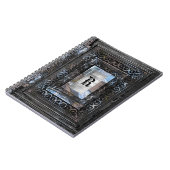 Agortex Shade Monogram Notizblock (Linke Seite)