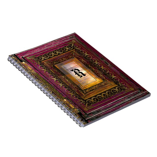 Agortex Thunder Monogram Notizblock (Rechte Seite)