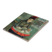 Agostina Segatori, Cafe du Tambourin von Van Gogh Fliese (Seite)