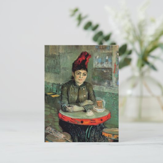 Agostina Segatori, Cafe du Tambourin von Van Gogh Postkarte (Stehend Vorderseite)