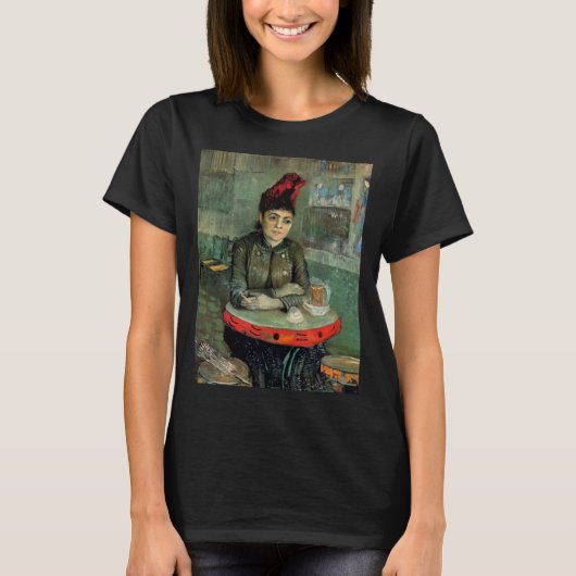 Agostina Segatori, Cafe du Tambourin von Van Gogh T-Shirt (Vorderseite)