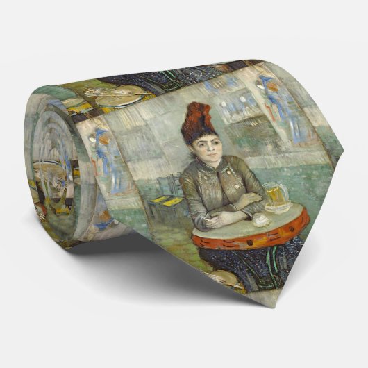 Agostina Segatori im Café du Tambourin von Van Gog Krawatte (Gerollt)