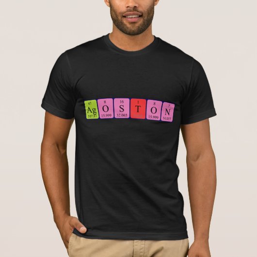 Ágoston Periodenname Shirt (Vorderseite)