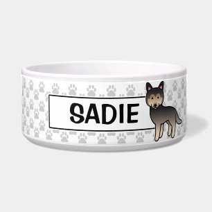 Agouti Cartoon Siberian Husky Hund Napf