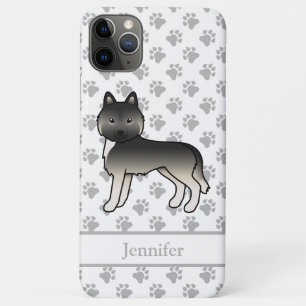 Agouti Siberian Husky Cartoon Hund & Name Case-Mate iPhone Hülle