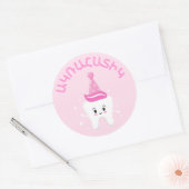 Agra Hadig - Armenian First Tooth Party Runder Aufkleber (Umschlag)