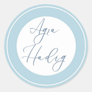 Agra Hadig - Armenische Zahnexter Runder Aufkleber