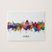 Agra India Skyline Puzzle (Horizontal)