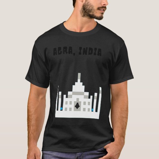 Agra, India the beautiful Taj Mahal T-Shirt (Vorderseite)
