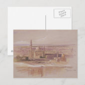 Agra Moschee, Kairo, 1849 Postkarte (Vorne/Hinten)