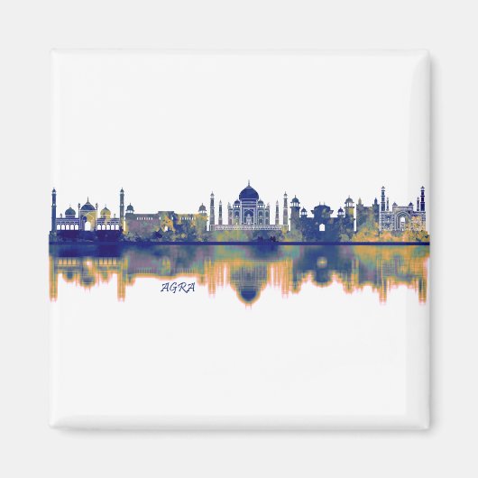 Agra Skyline Magnet (Vorne)