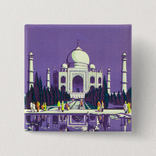 Agra ~ Taj Mahal Button