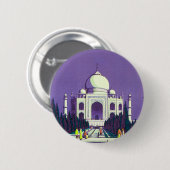 Agra ~ Taj Mahal Button (Vorne & Hinten)