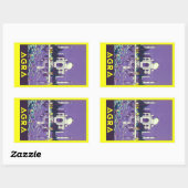 Agra ~ Taj Mahal Rechteckiger Aufkleber (Blatt)