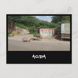 Agra, Uttar Pradesh (Indien) Postkarte