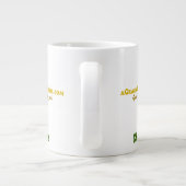 Agrainofmustardseed.com Logo Jumbo-Tasse (Rückseite)
