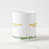 Agrainofmustardseed.com Logo Jumbo-Tasse (Vorderseite)