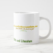 Agrainofmustardseed.com Logo Jumbo-Tasse (Rechts)