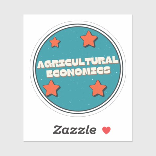 Agrarökonomie Aufkleber (Blatt)
