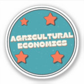 Agrarökonomie Aufkleber (Vorderseite)