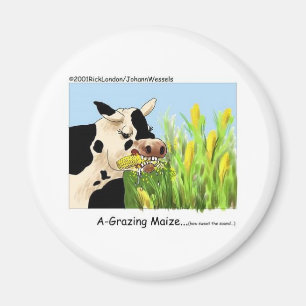Agrazin' Maze Funny Cow Cartoon gibt Sammlerstücke Magnet