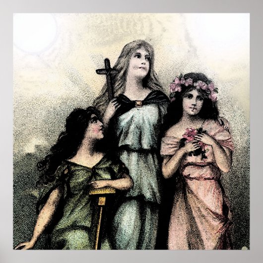 Agree - Glaube, Hoffnung und Wohltätigkeit Poster (Vorne)