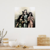 Agree - Glaube, Hoffnung und Wohltätigkeit Poster (Küche)