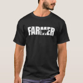 Agricultor Graphic Cow Farmer Agriculture Tractor T-Shirt (Vorderseite)