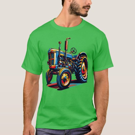 Agricultural Tractor T-Shirt (Vorderseite)