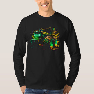 Agriculture farmers driving thick trekkers tractor T-Shirt