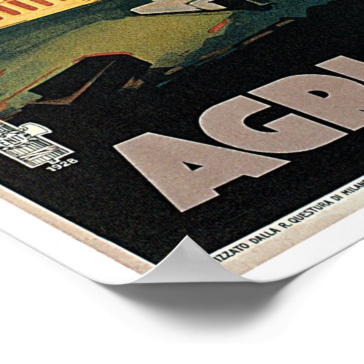 Agrigento Poster (Ecke)