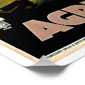 Agrigento Sicily Italien Reisen Art Poster (Ecke)