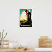 Agrigento Sicily Italien Reisen Art Poster (Küche)