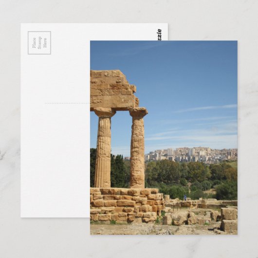 Agrigento, Sizilien Postkarte (Vorne/Hinten)