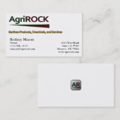 AgriRock Visitenkarte (Vorne/Hinten)
