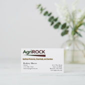 AgriRock Visitenkarte (Stehend Vorderseite)
