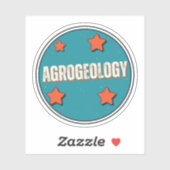 Agrogeologie Aufkleber (Blatt)