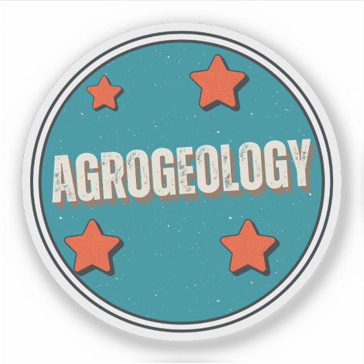 Agrogeologie Aufkleber (Vorderseite)